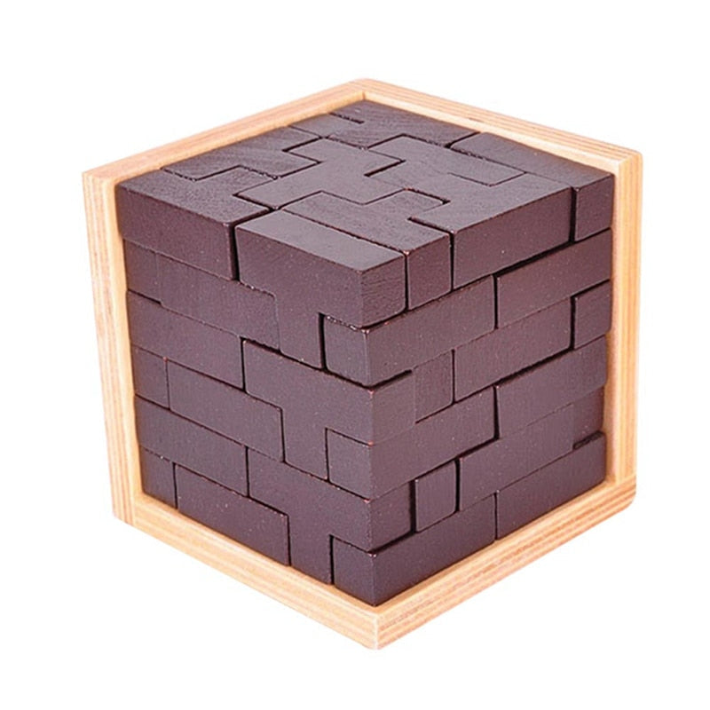 Casse-tête en Bois Le Cube dans le Cube