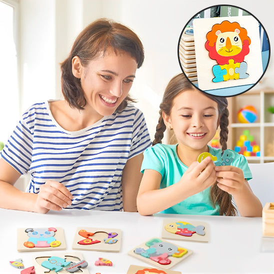 PUZZLE BEBÈ | Ludipuzzle™ Set di 6 puzzle: gli animali