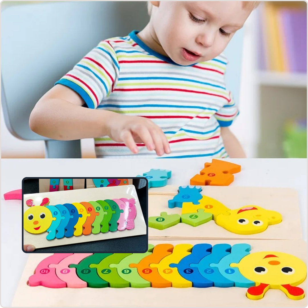 PUZZLE BEBE | Curiopuzzle™ casse-tête d'apprentisage