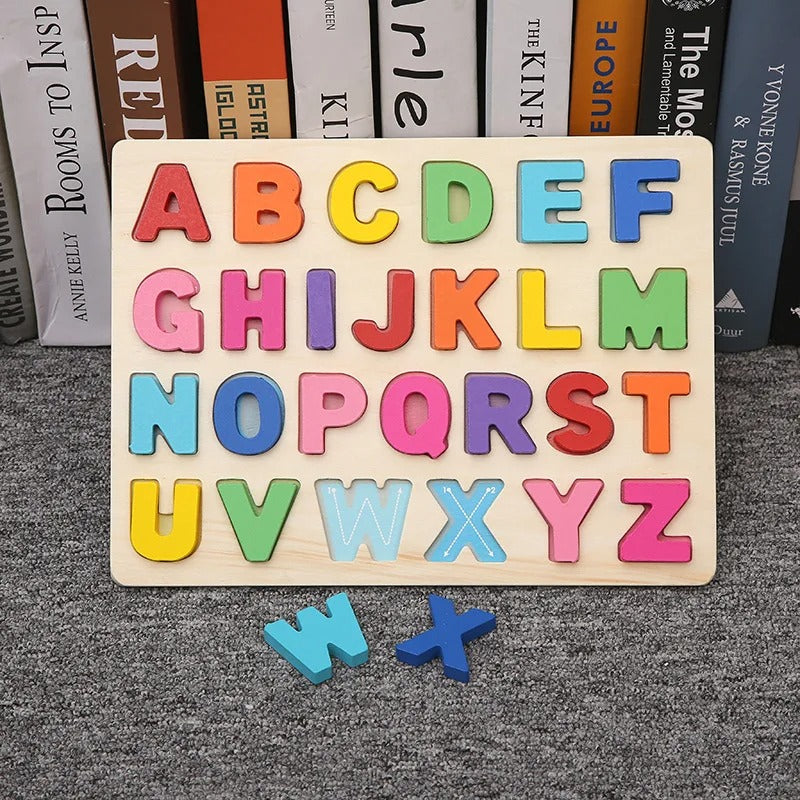 Puzzle BEBE | Édulobois™ Lettres de l'alphabet