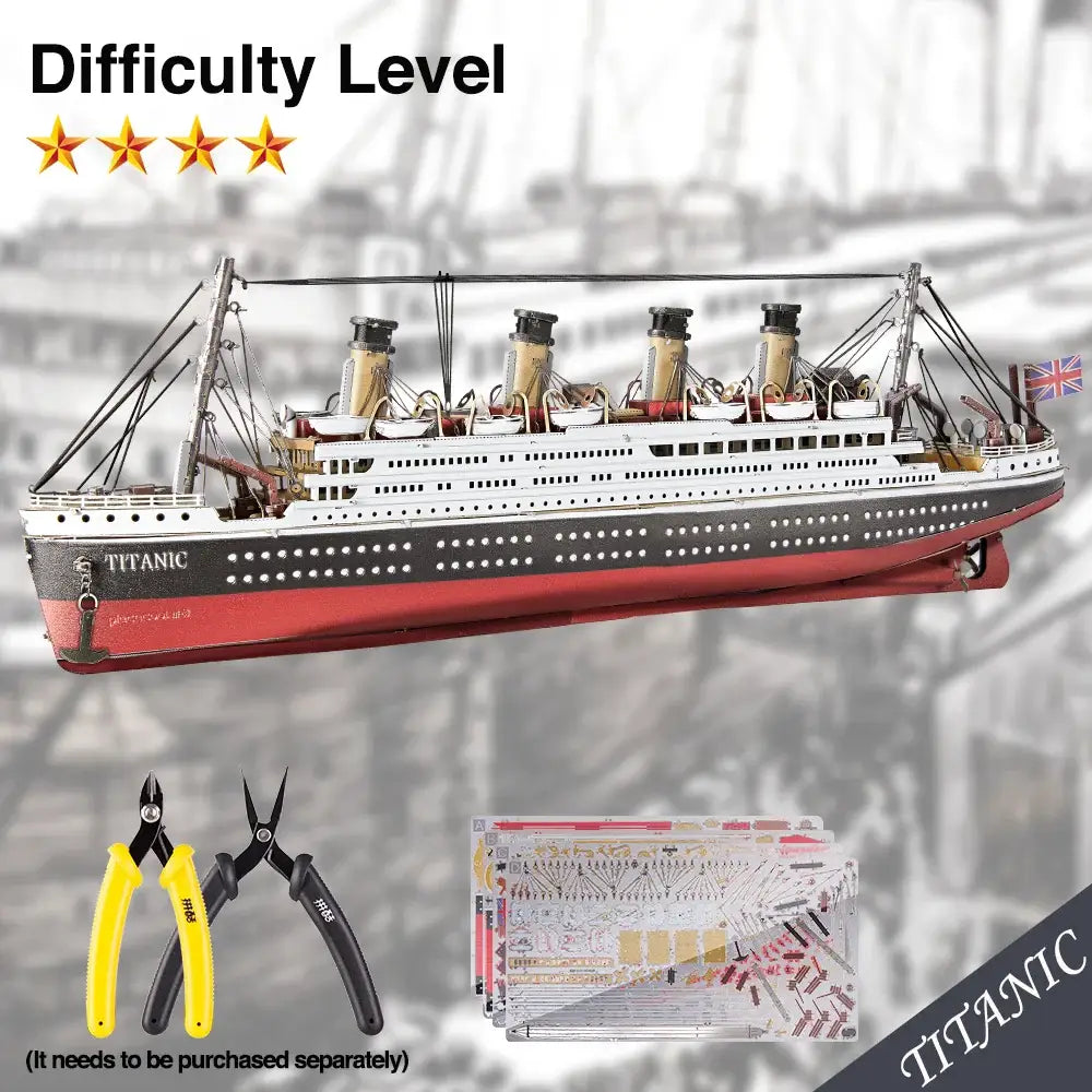 3D Metal Puzzle Titanic Ship