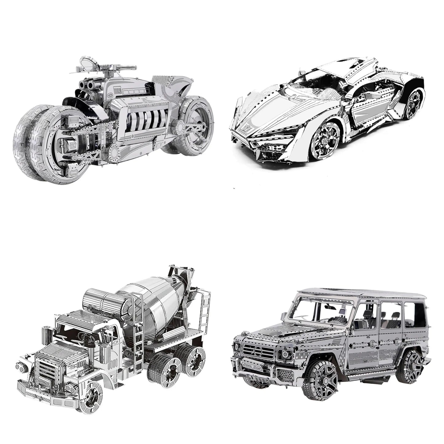 3D Metal Vehicle Puzzle