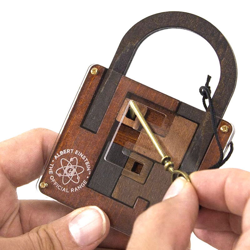 Rompicapo in legno – La Chiave di Einstein (IQ Lock)