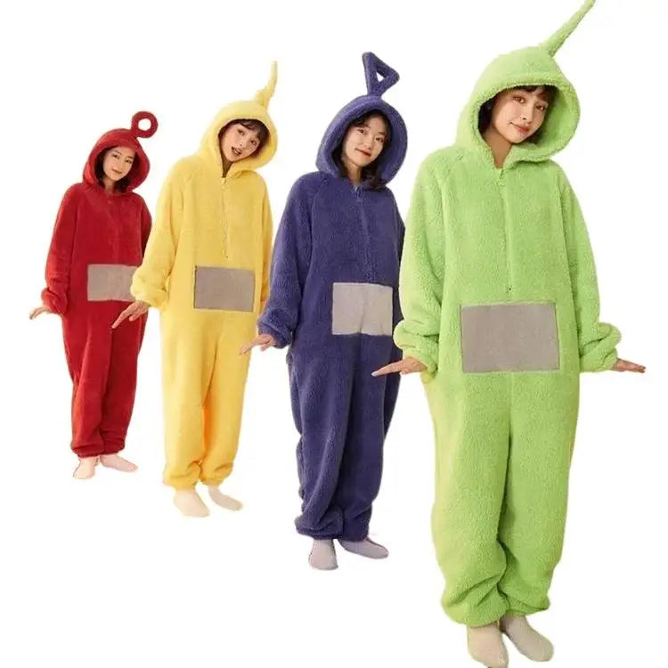 Unisex Adult Teletubbies Cosplay Onesie