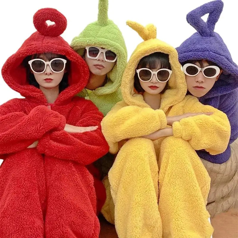 Unisex Adult Teletubbies Cosplay Onesie