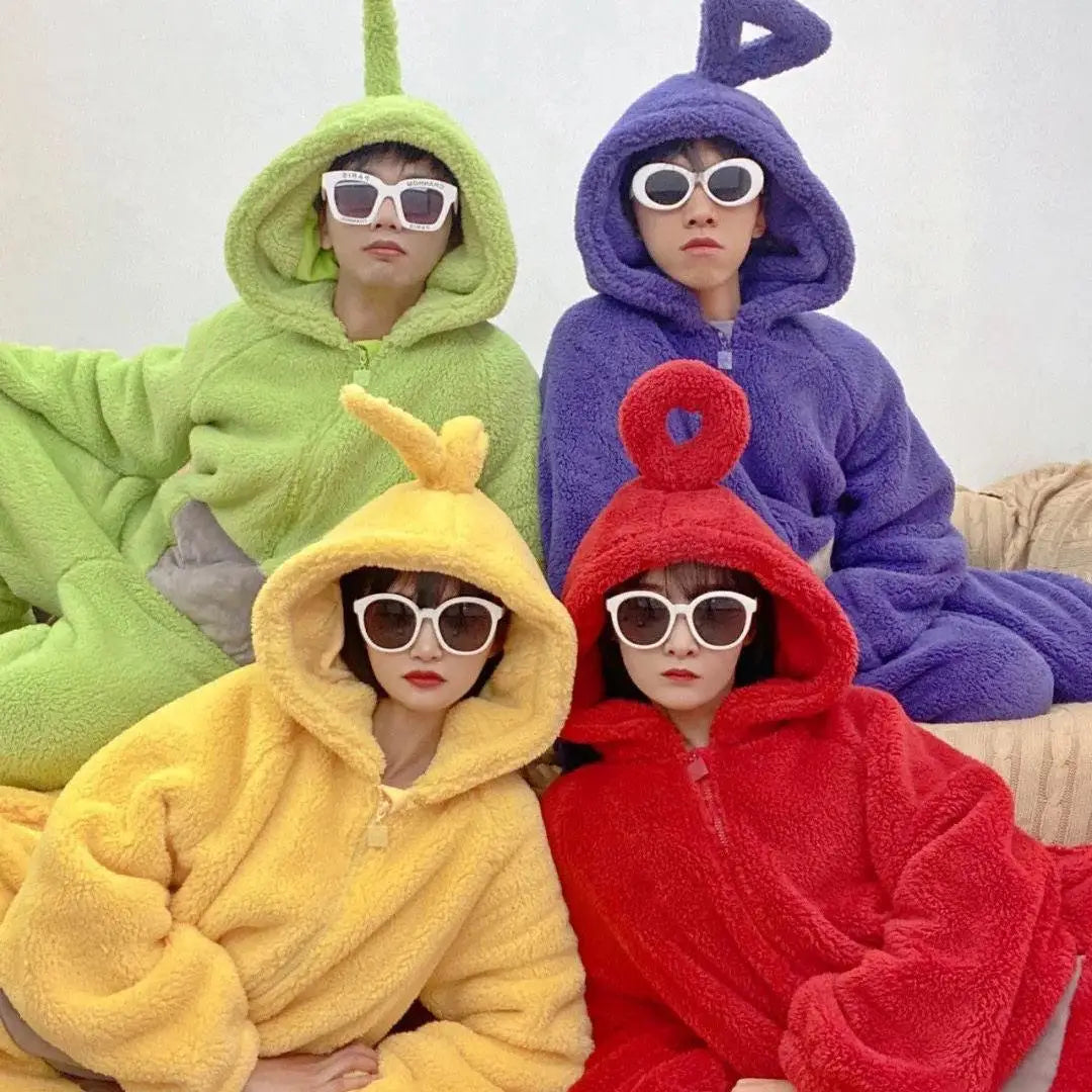 Unisex Adult Teletubbies Cosplay Onesie