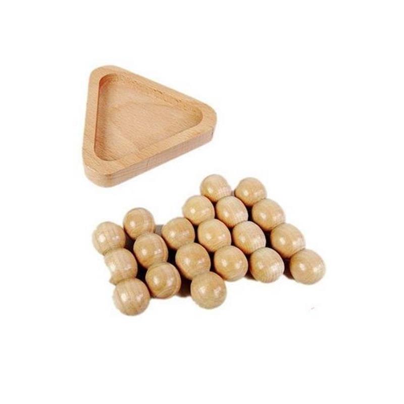 Casse-tête en Bois Pyramide de Boules