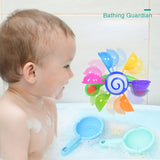 Rainbow Windmill Bath Toy (Water Play Set)