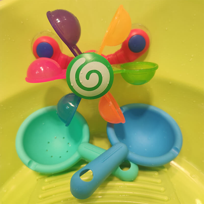 Rainbow Windmill Bath Toy (Water Play Set)