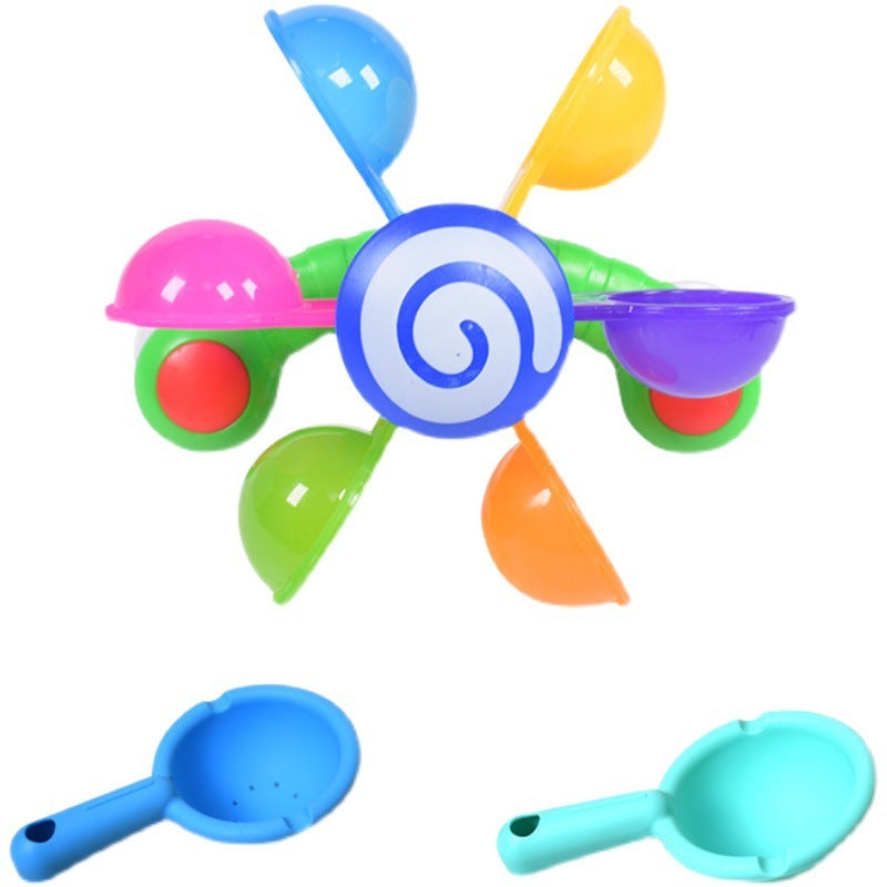 Rainbow Windmill Bath Toy (Water Play Set)