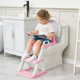 Réducteur de toilette DINO avec marche pliable