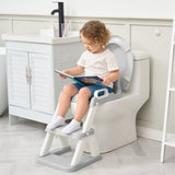 Réducteur de toilette DINO avec marche pliable