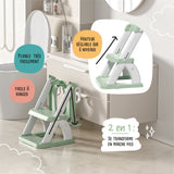 Réducteur de toilette DINO avec marche pliable
