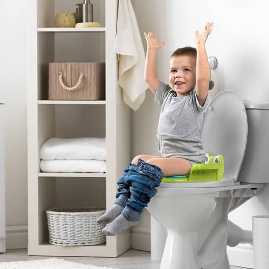 Raised toilet seat