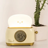Toaster-shaped digital alarm clock