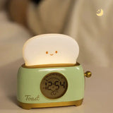 Toaster-shaped digital alarm clock