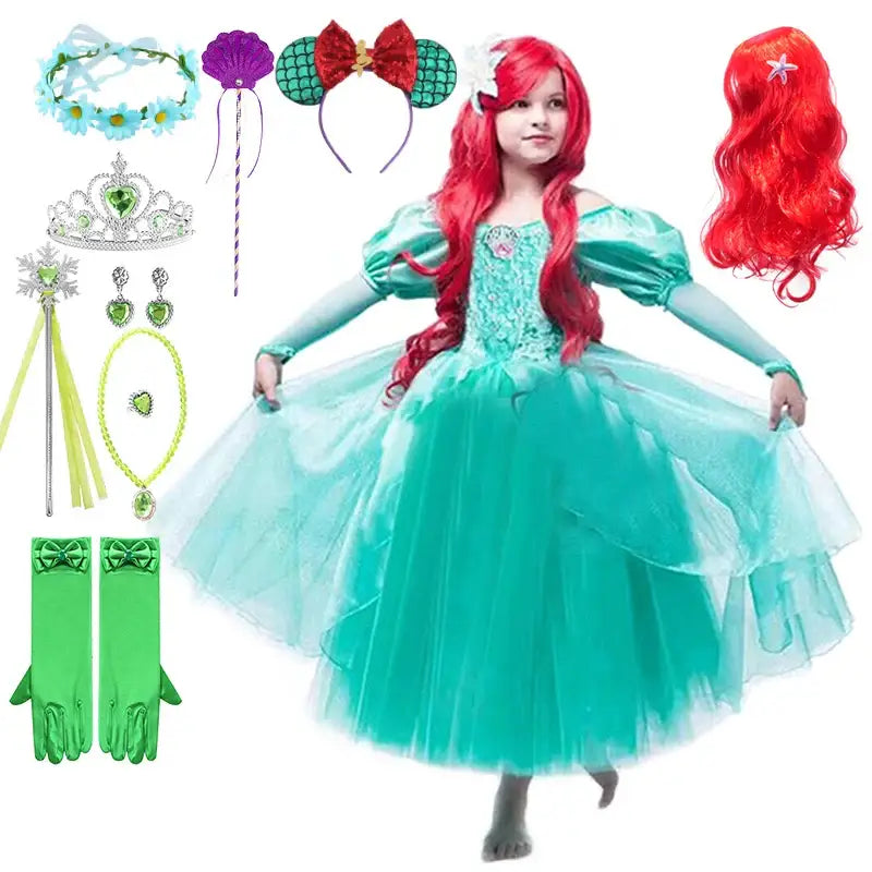 Ariel children's costume dress