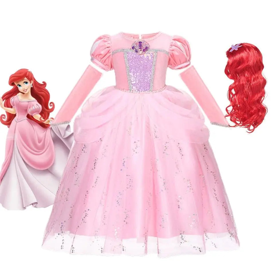 Kids' Ariel Princess Ball Gown