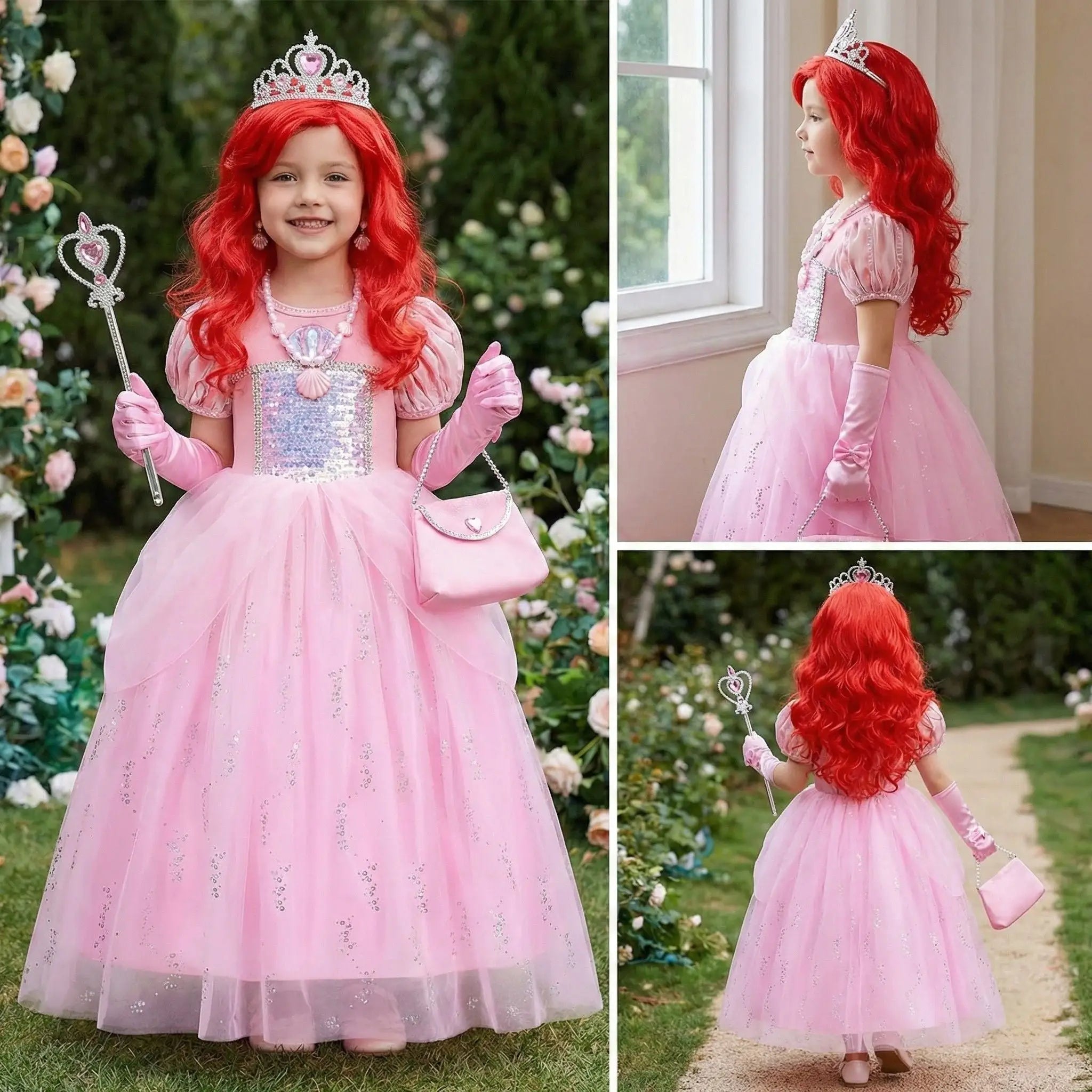 Kids' Ariel Princess Ball Gown