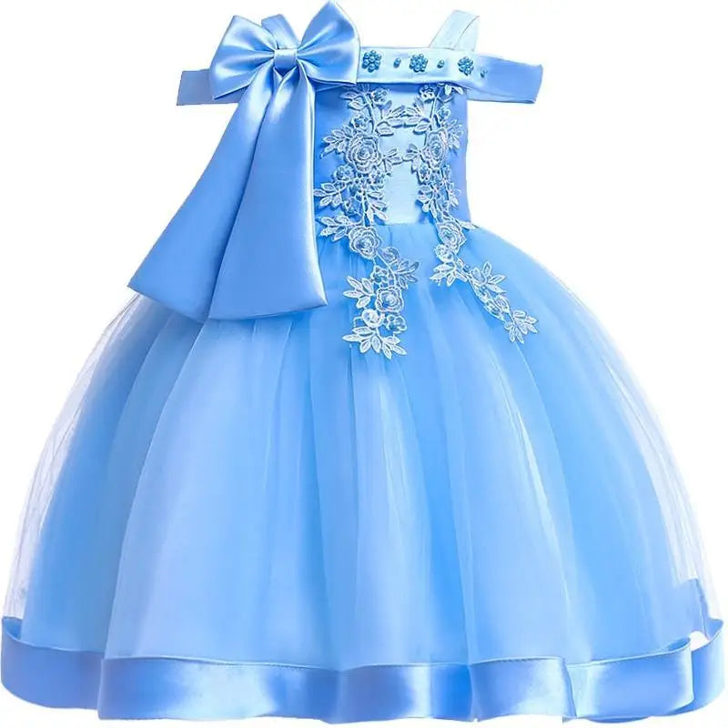 Girls' Embroidered Princess Dress