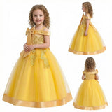 Girls' Embroidered Princess Dress