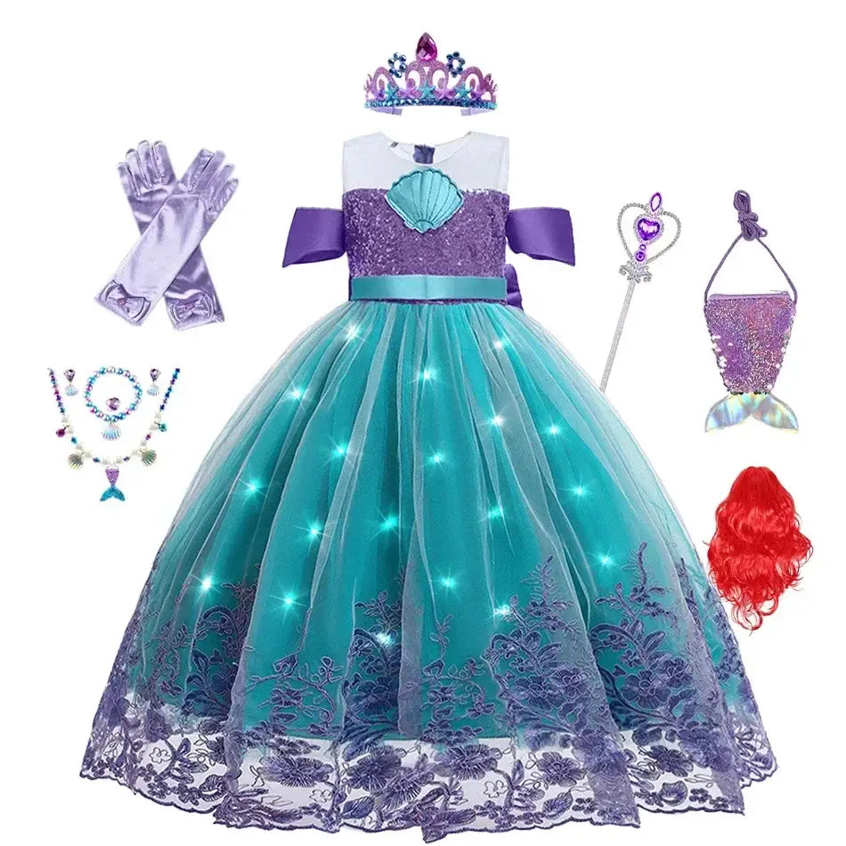 Girls' LED Mermaid Dress