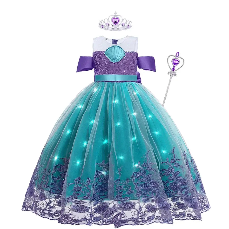 Girls' LED Mermaid Dress