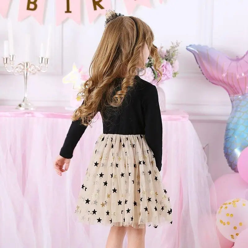 Girls' star princess dress