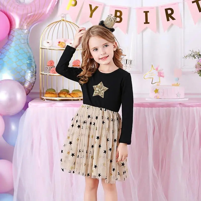 Girls' star princess dress