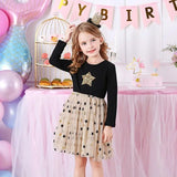 Girls' star princess dress