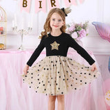 Girls' star princess dress