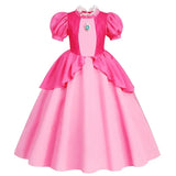 Princess Rosalina Peach Daisy Dress