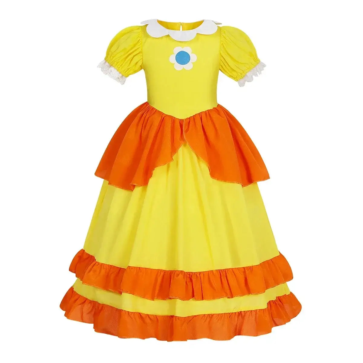 Princess Rosalina Peach Daisy Dress