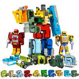 Robot Alfabeto Veicolo Trasformabile