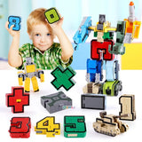 Robot Alfabeto Veicolo Trasformabile