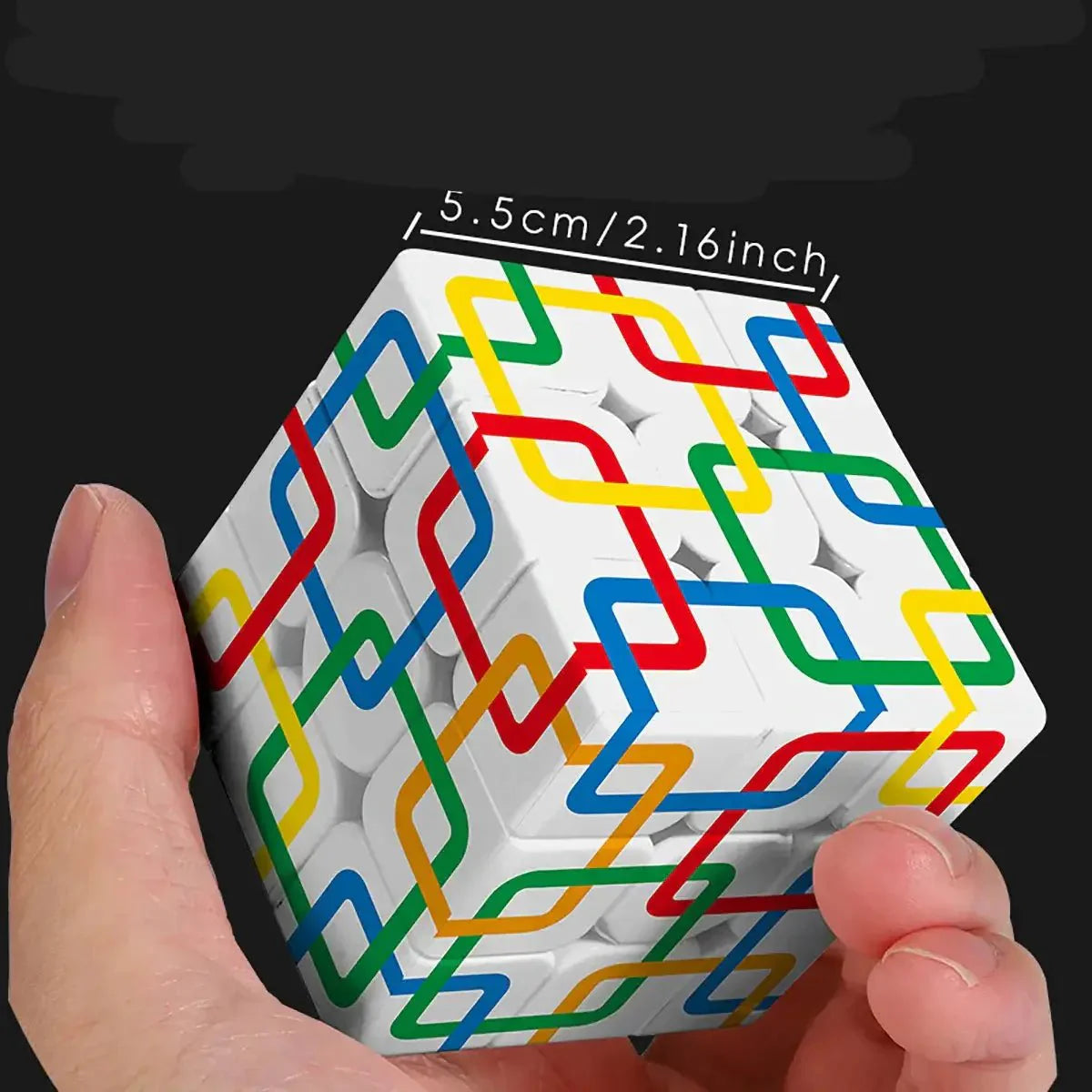 Rubik's cube Carre Entrelace