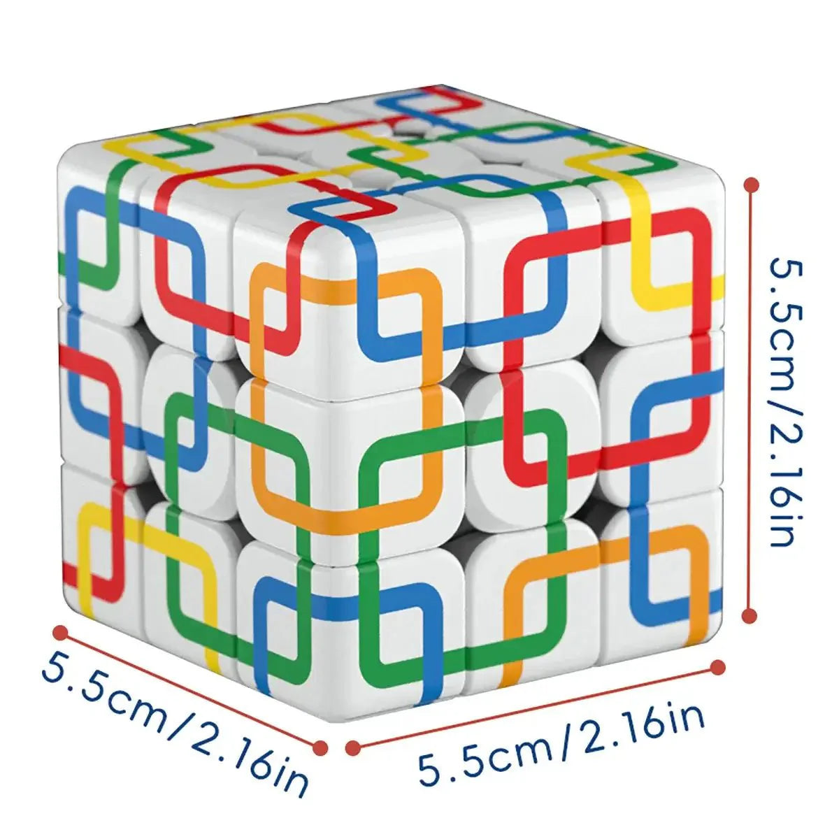Rubik's cube Carre Entrelace