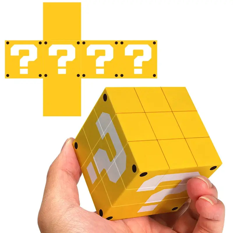 Rubik's Cube Mario Question Block