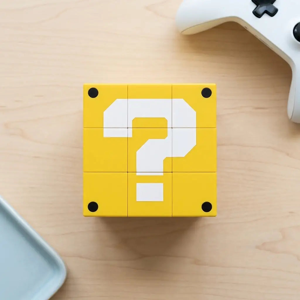 Rubik's Cube Mario Question Block