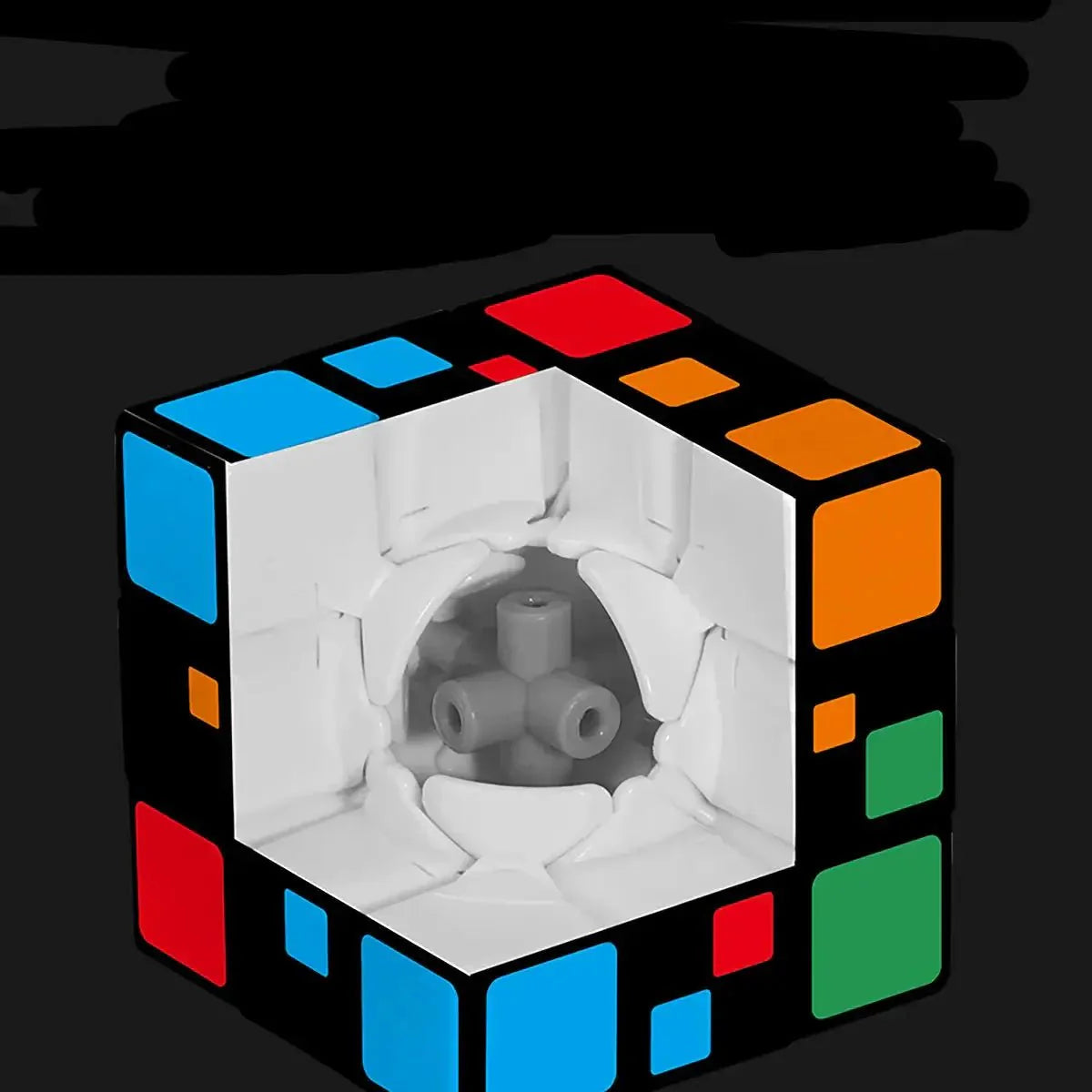 Rubik's Cube Paint Color Embossed