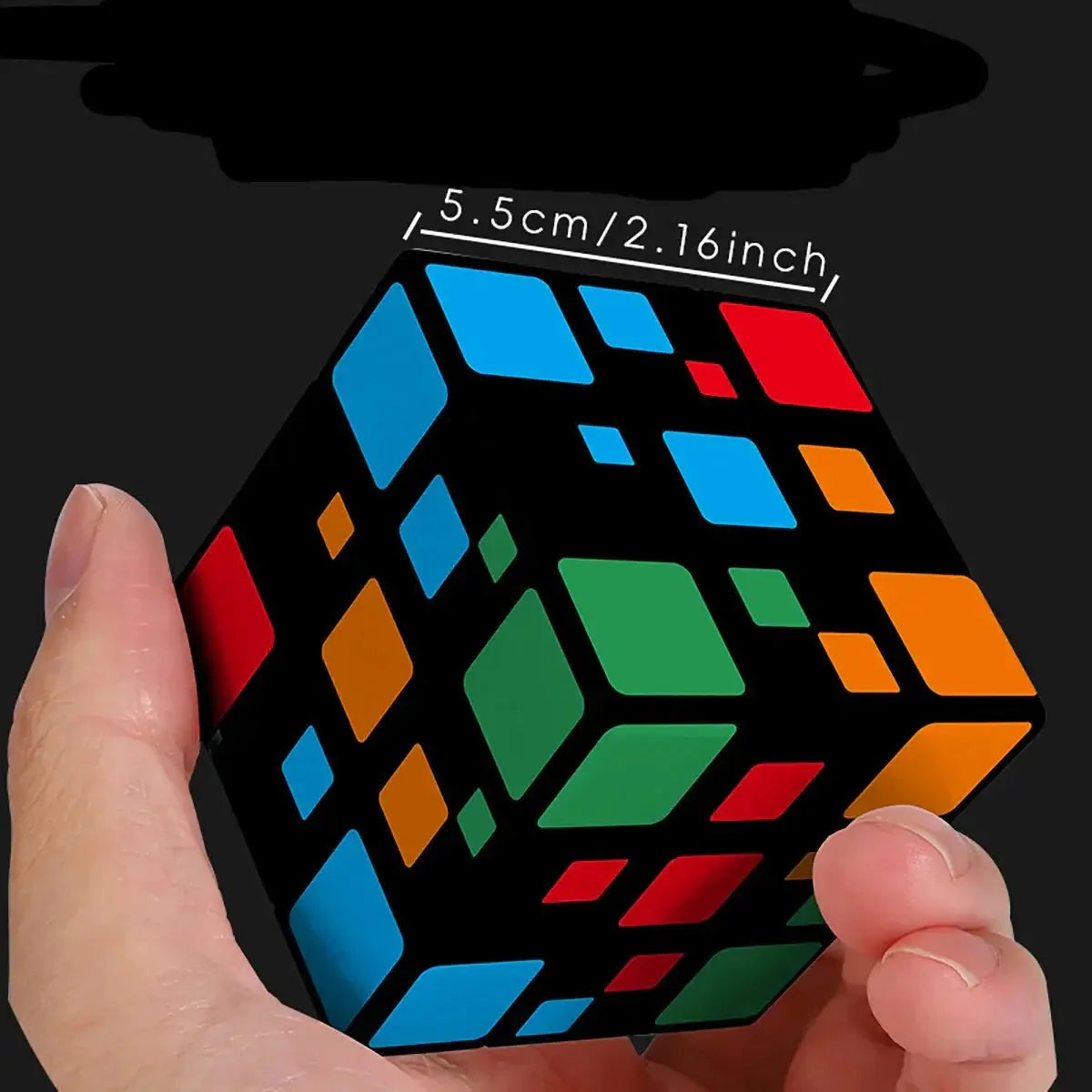 Rubik's Cube Paint Color Embossed