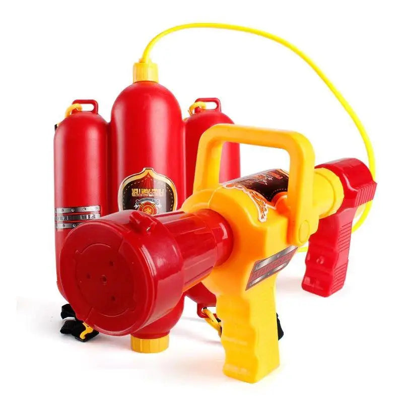 Children's Firefighter Backpack Water Gun Toy