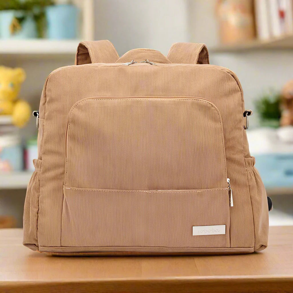 Corduroy baby changing bag | VelvetNest
