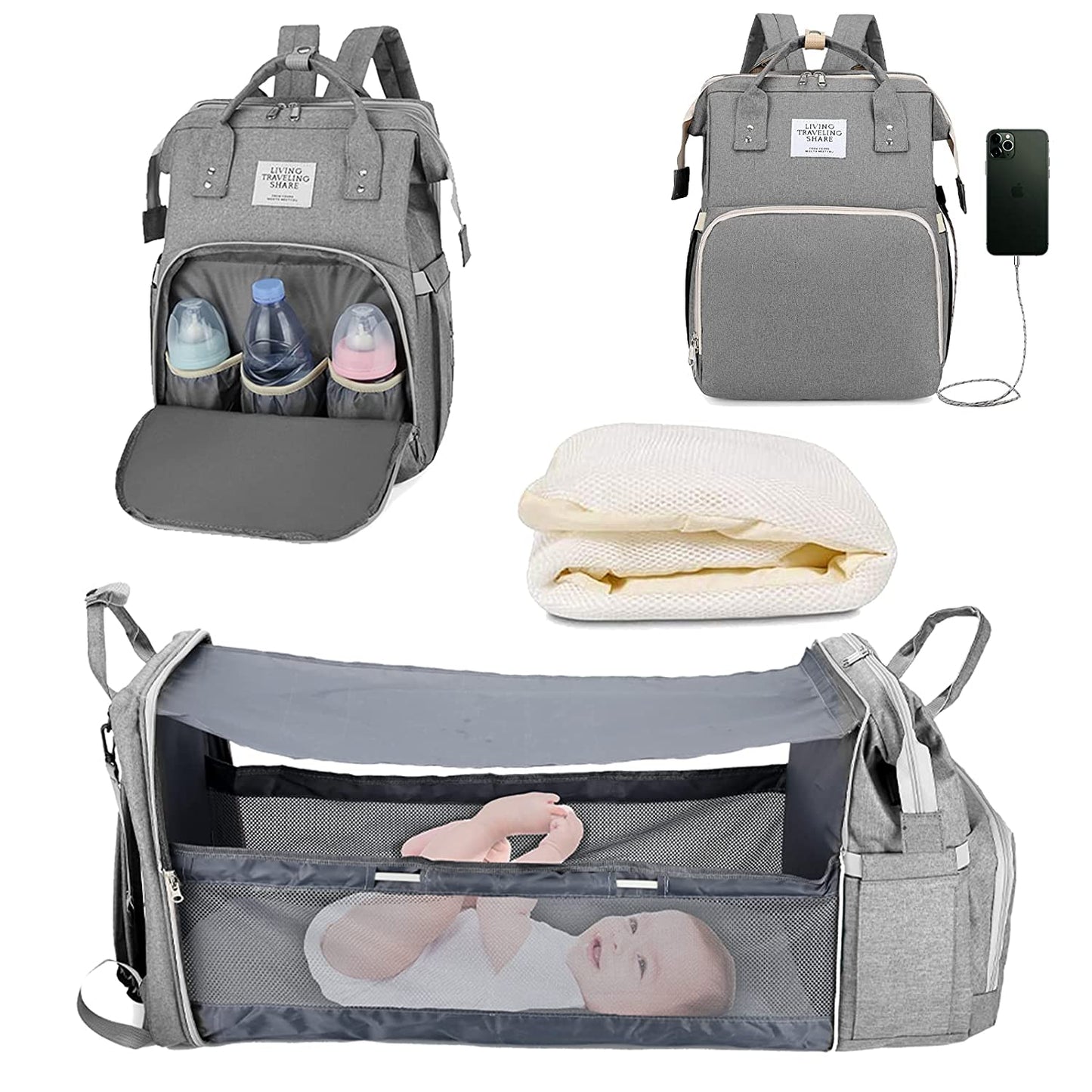 Sac à dos à langer  |  BabyNappy™
