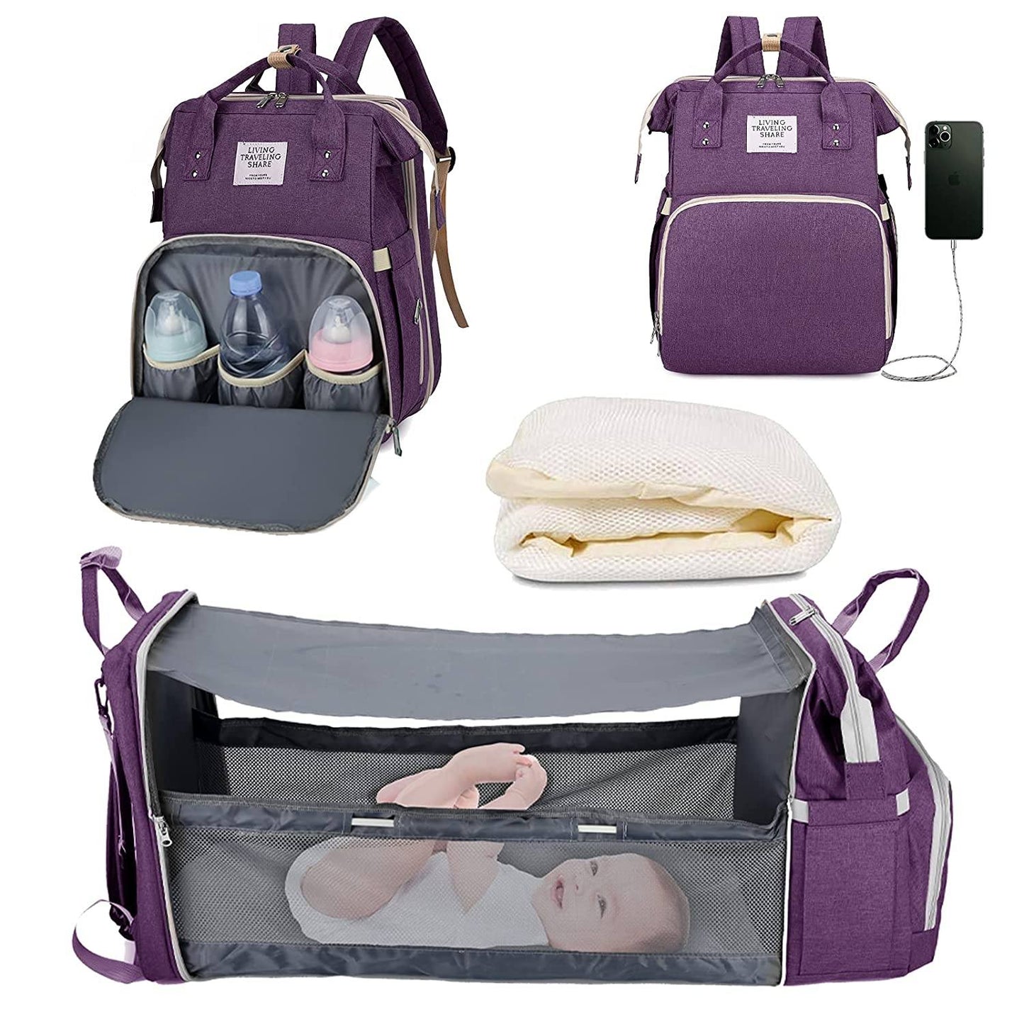 Sac à dos à langer  |  BabyNappy™