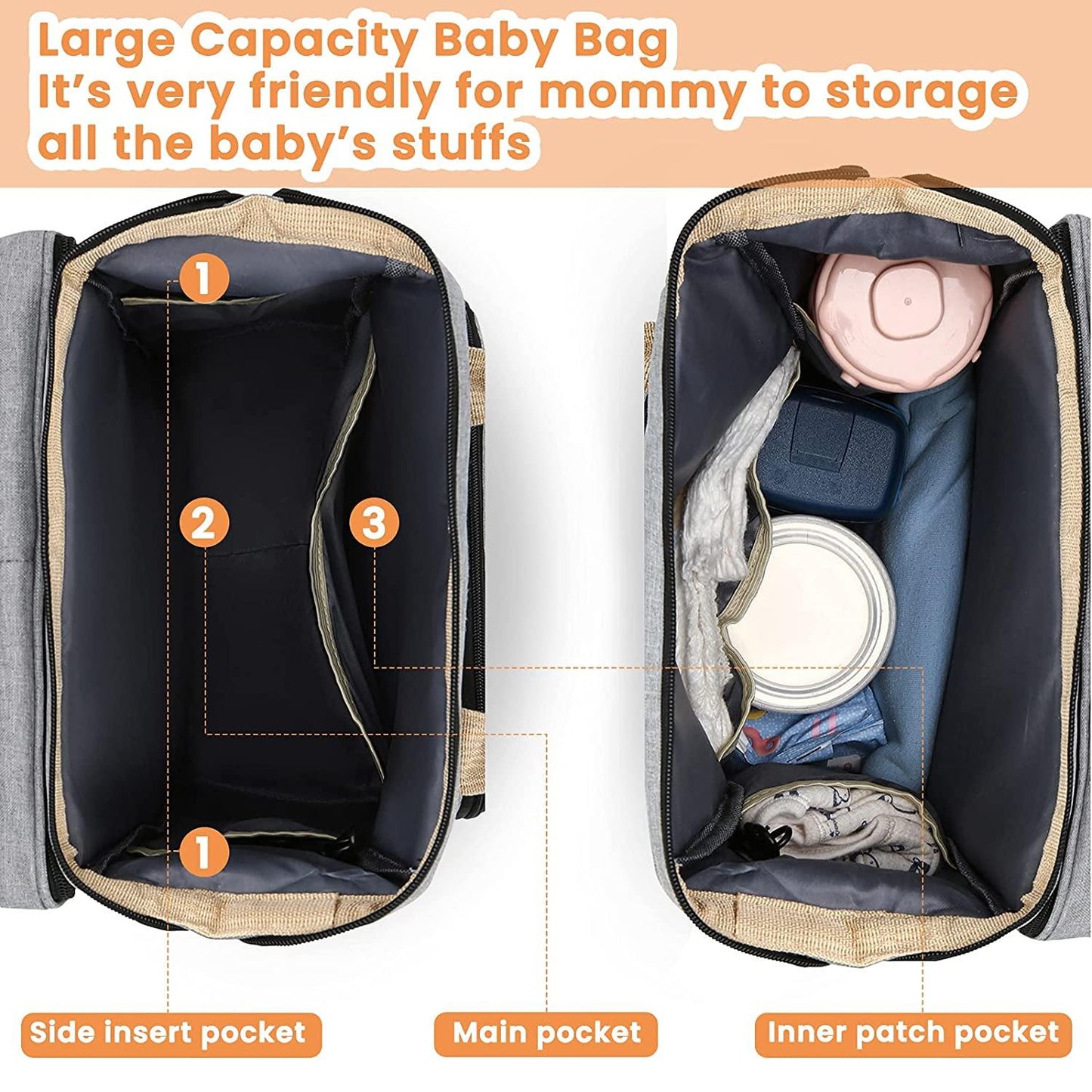 Sac à dos à langer  |  BabyNappy™