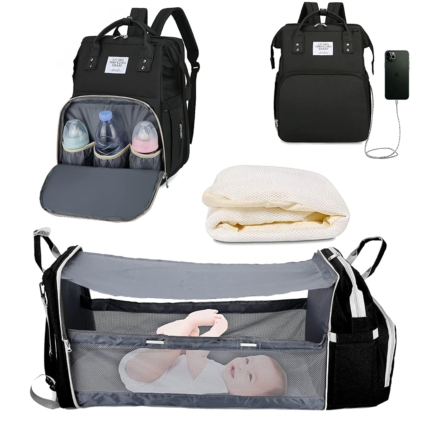 Sac à dos à langer  |  BabyNappy™
