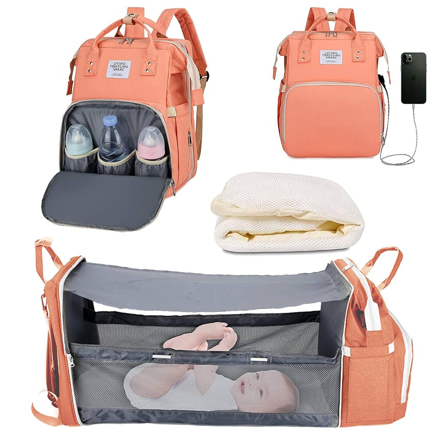 Sac à dos à langer  |  BabyNappy™