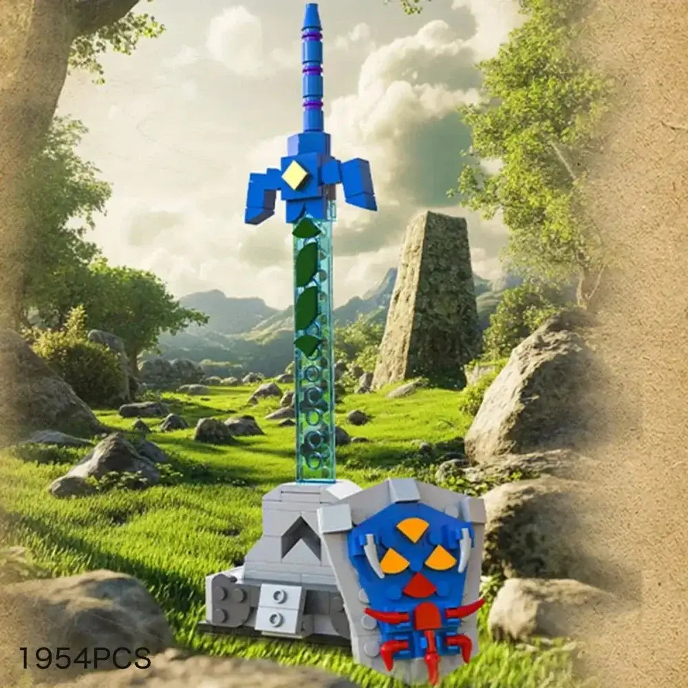 Zelda BOTW White Dragon Building Set