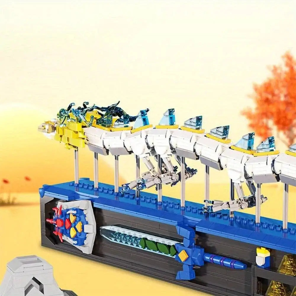 Zelda BOTW White Dragon Building Set